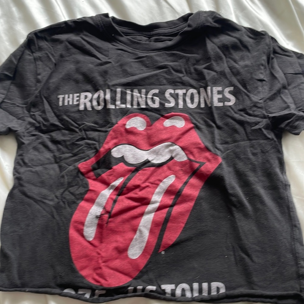 Rolling Stones crop top